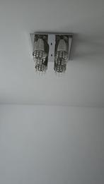 Kroonluchter/plafondlamp, Huis en Inrichting, Lampen | Kroonluchters, Ophalen, Gebruikt, Glas