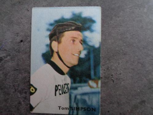 Victoria ed.  TOM SIMPSON  prent  chromo, Hobby en Vrije tijd, Stickers en Plaatjes, Ophalen of Verzenden