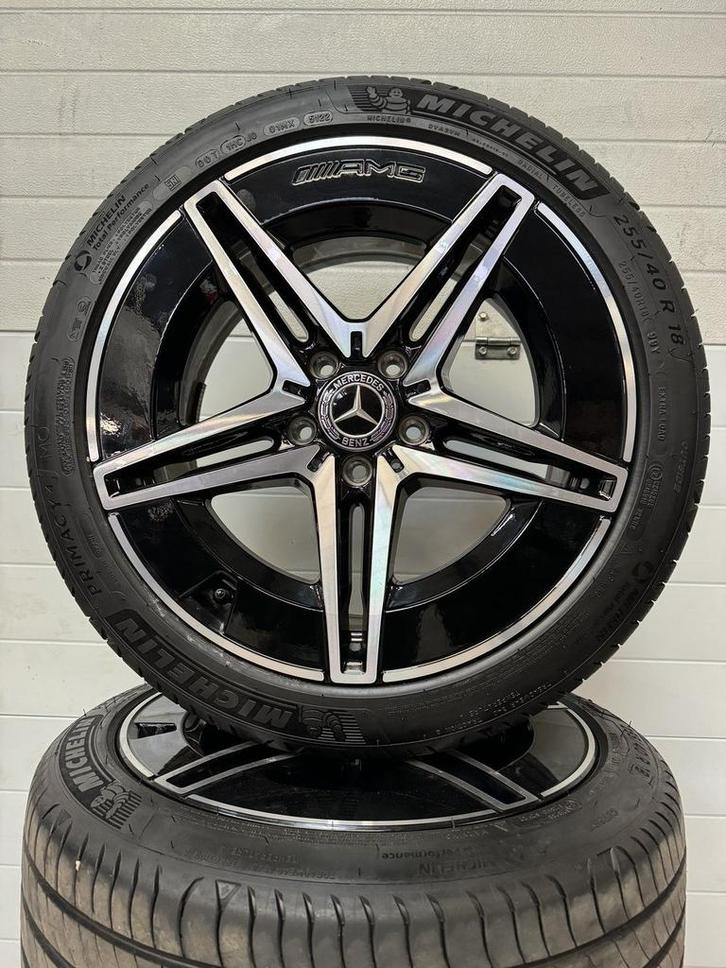DEMO SET 18’’MERCEDES C KLASSE W206 W205 VELGEN ZOMERBANDEN, Auto-onderdelen, Banden en Velgen, Banden en Velgen, Winterbanden