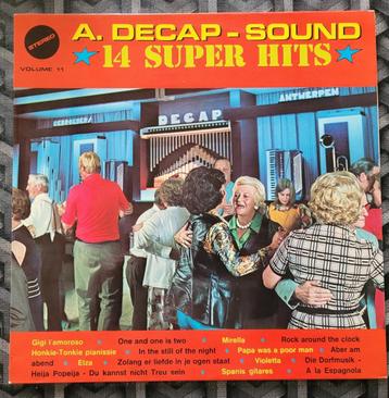 LP A. Decap-Sound 14 Super Hits Decap Organ Antwerpen