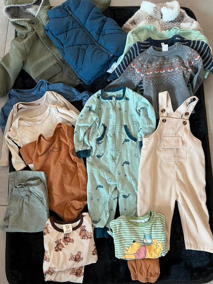 Jongenspakket maat 74, Kinderen en Baby's, Babykleding | Baby-kledingpakketten, Zo goed als nieuw, Maat 74, Ophalen
