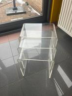 Ensemble de table gigogne style design en plexi, Enlèvement, Utilisé