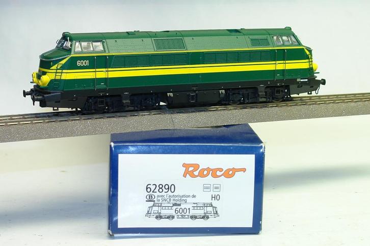 ROCO 62890 SNCB NMBS 6001 ST-GHISLAIN CC/DC PRE-DIGITAL, Hobby en Vrije tijd, Modeltreinen | H0, Zo goed als nieuw, Locomotief
