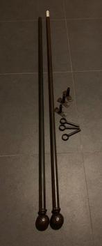 Gordijnroede kleur roest, diameter 28, Huis en Inrichting, Stoffering | Gordijnen en Lamellen, Ophalen, Gebruikt