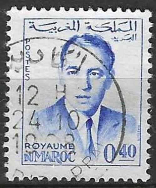 Marokko 1962-1965 - Yvert 441B - Koning Hassan - 0.40 c (ST), Postzegels en Munten, Postzegels | Afrika, Gestempeld, Marokko, Verzenden