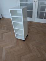 Handig wit open kastje op wieltjes, Huis en Inrichting, Kasten | Overige, Ophalen