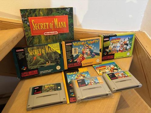 Goof  troop - wario et secret of mana Super Nintendo, Consoles de jeu & Jeux vidéo, Jeux | Nintendo Super NES, Utilisé, Jeu de rôle (Role Playing Game)