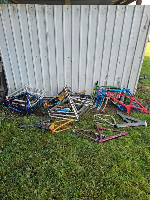 Retro vintage mtb frames Giant, Koga, Kirk, Klein, Scott, Fietsen en Brommers, Fietsen | Mountainbikes en ATB, Gebruikt, Heren