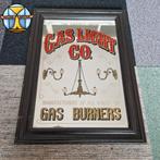 Vintage Art Nouveau reclame spiegel (United Gas Light co), Verzamelen, Ophalen of Verzenden, Zo goed als nieuw, Gebruiksvoorwerp