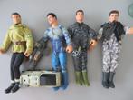 4 Hasbro action Men + wapens , toebehoren 1996, Verzenden, Zo goed als nieuw