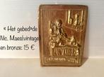 Bronze Nic Maes "Het gebed", Bronze