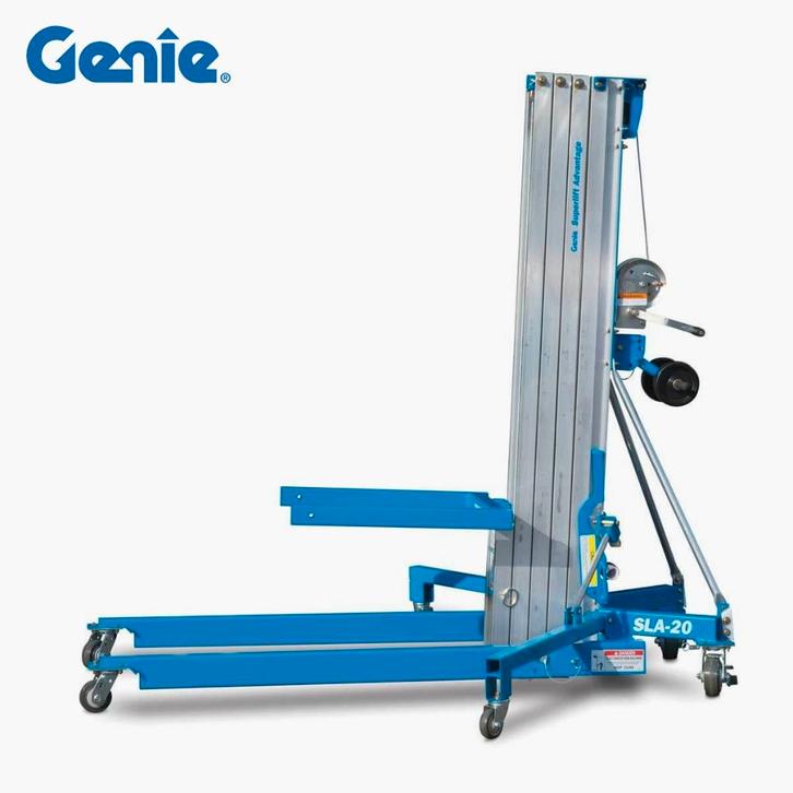 kanaallift / montagelift / poutrellift / poutrel / handlift, Doe-het-zelf en Bouw, Lieren en Takels, Zo goed als nieuw, Handmatig