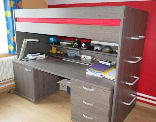 hoogslaper, Huis en Inrichting, Slaapkamer | Stapelbedden en Hoogslapers, Zo goed als nieuw, Hoogslaper, 90 cm, 200 cm, Eenpersoons
