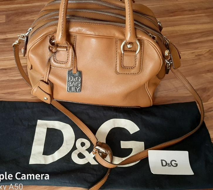 Lily Dolce & Gabbana handtas met certificaat, Handtassen en Accessoires, Tassen | Damestassen, Gebruikt, Handtas, Bruin, Ophalen of Verzenden
