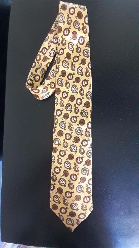 Stropdas Stijn Helsen - 100% zijde - als nieuw, Kleding | Heren, Stropdassen, Zo goed als nieuw, Met patroon, Beige, Verzenden