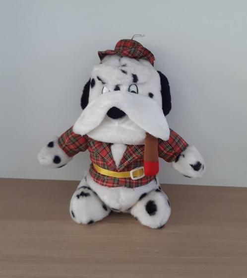 Knuffel hond (bulldog dalmatiër) met sigaar, Kinderen en Baby's, Speelgoed | Knuffels en Pluche, Zo goed als nieuw, Hond, Ophalen of Verzenden