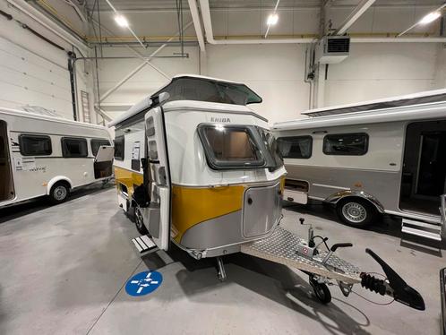 ErIba Touring 420 NUGGET GOLD, Caravans en Kamperen, Caravans, Bedrijf, tot en met 2, 750 - 1000 kg, Standaardzit, Eriba, Dwarsbed