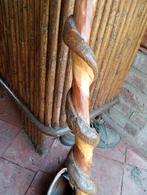 Wandelstok/wandelstok - gemarteld hout, Ophalen of Verzenden