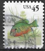 USA 1992 - Yvert 2128 - Vis - Zonnebaars (ST), Verzenden, Gestempeld