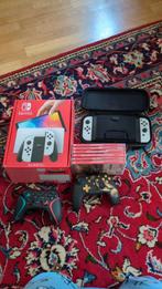 Nintendo Switch oled complète en boite avec jeux, Ophalen, Zo goed als nieuw, Switch OLED, Met games