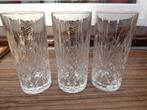 3 x verre a Schweppes ,cristal taillé ?, Collections, Enlèvement ou Envoi, Comme neuf, Verre à soda