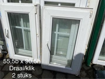Pvc ramen en 3 deuren met dubbel glas, prijzen staan bij be 