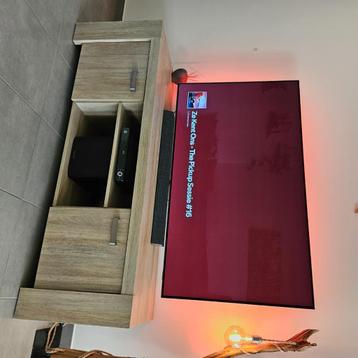 Televisiekast, Huis en Inrichting, Kasten |Televisiemeubels, Ophalen, Gebruikt, 150 tot 200 cm, Minder dan 100 cm