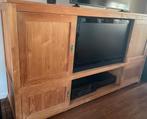 Buffetkast teak  H: 123cm  B: 215cm  D: 60cm, Huis en Inrichting, Kasten | Buffetkasten, Ophalen, Zo goed als nieuw, Teakhout