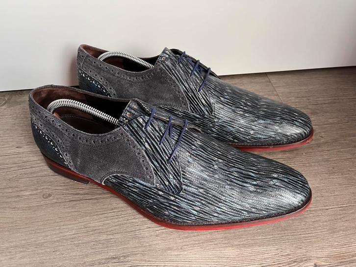 Floris van Bommel herenschoenen maat 11 / 46 als nieuw, Kleding | Heren, Schoenen, Zo goed als nieuw, Veterschoenen, Overige kleuren
