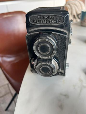 Minolta autocord 6x6 Rokkor 75mm - meterknop stuk rest werkt beschikbaar voor biedingen