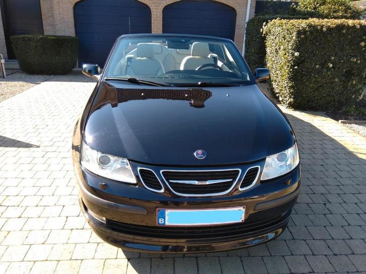 Saab 9.3 Cabrio Aero 2.8 - V6 - manueel/benzine, Auto's, Saab, Particulier, Saab 9-3, ABS, Airbags, Airconditioning, Boordcomputer