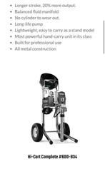 Tritech T7 airless, verf spuitmachine, Ophalen, Zo goed als nieuw, Verfspuit of Verfpomp
