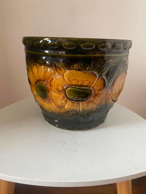 Cache pot vintage  West Germany Scheurich, Antiek en Kunst, Antiek | Keramiek en Aardewerk, Ophalen of Verzenden