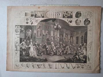 ets Analysis of Beauty naar William Hogarth gegraveerd Cook beschikbaar voor biedingen