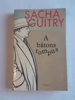 Livre grand format de Sacha Guitry "A bâtons rompus" EO 1981, Livres, Sacha Guitry, Europe autre, Utilisé, Enlèvement ou Envoi