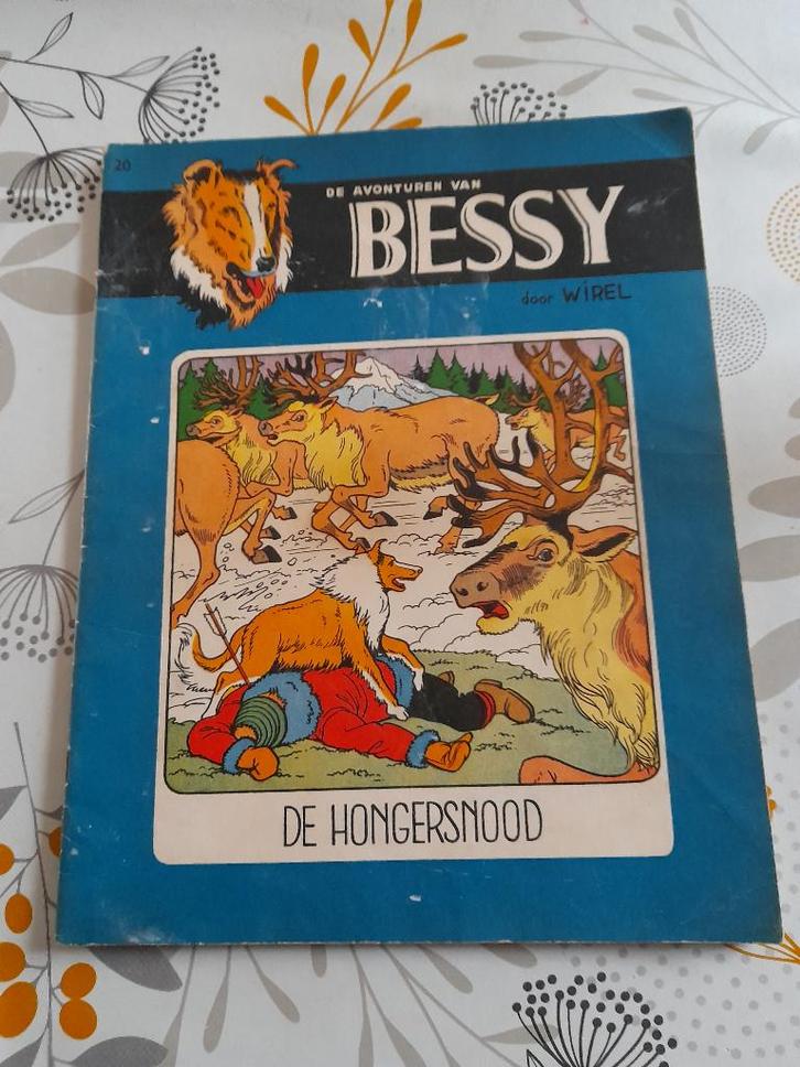 Bessy nr 20 "De hongersnood "eerste druk 1959, Livres, BD, Utilisé, Enlèvement ou Envoi