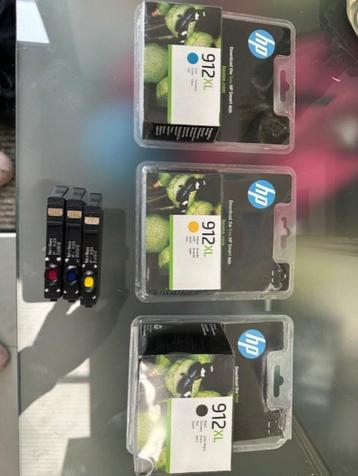 HP 912 xl - originele inktpatronen, 30 euro voor 5 kleuren beschikbaar voor biedingen