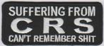 Suffering from can't remember Shit opstrijk patch embleem, Motos, Accessoires | Autre, Neuf