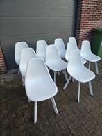 Witte tuinstoelen met metalen poten, Tuin en Terras, Ophalen