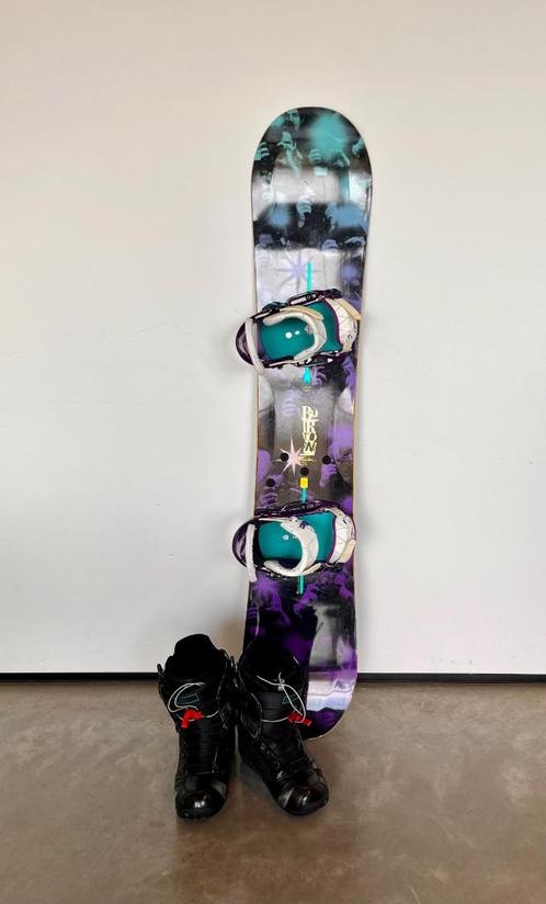 Snowboard met boots Burton blender 51 Snowboard 2ememain