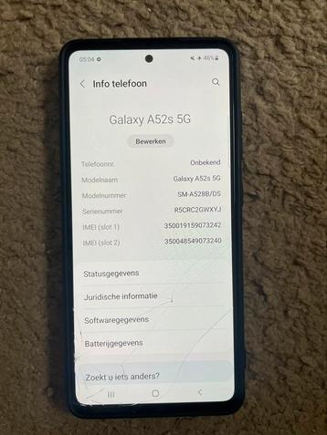 Samsung A52s beschikbaar voor biedingen
