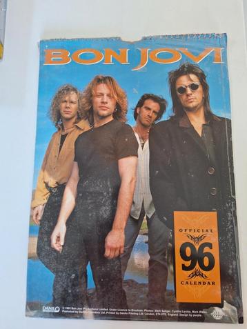 Bon Jovi kalender vintage 1996 beschikbaar voor biedingen