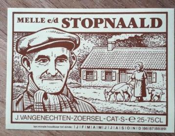 bieretiket "Melle en de stopnaald" - Vangenechten Zoersel beschikbaar voor biedingen