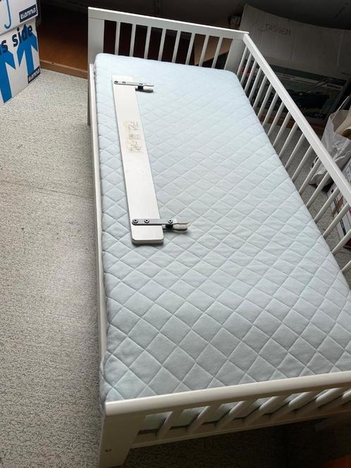 Kinderbed, Huis en Inrichting, Slaapkamer | Bedden, Zo goed als nieuw, Eenpersoons, 70 cm of minder, 190 cm of minder, Hout, Wit