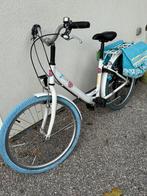 Bike Fun Kids, 24 inch, wit-lichtblauw, Fietsen en Brommers, Fietsen | Meisjes, Ophalen, Gebruikt, 24 inch