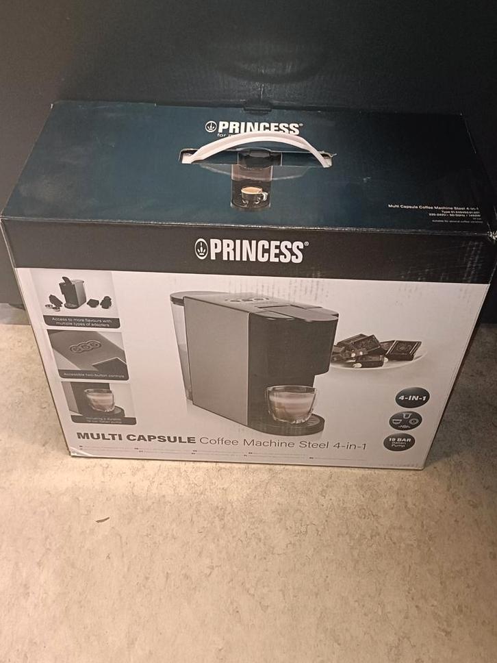 Princess Multi Capsule 4 en 1, Electroménager, Cafetières, Café moulu, Cafetière, Enlèvement ou Envoi