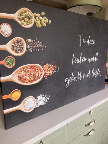 Canvas voor in keuken beschikbaar voor biedingen