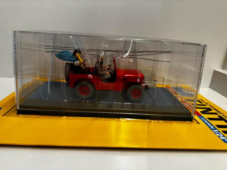 Kuifje auto 1:24 de willy’s jeep uit. Zwarte goud nr 47, Verzamelen, Stripfiguren, Nieuw, Kuifje, Ophalen of Verzenden