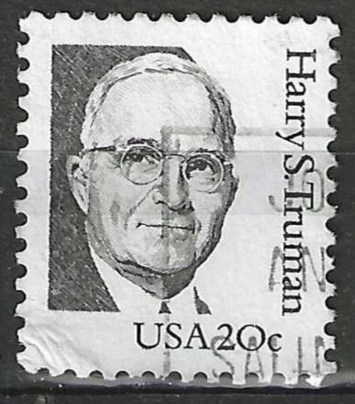 USA 1984 - Yvert 1514 - Harry S. Truman (ST), Postzegels en Munten, Postzegels | Amerika, Gestempeld, Verzenden