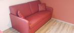 Slaapbank / slaapzetel 2 personen, Enlèvement, Comme neuf, Rouge